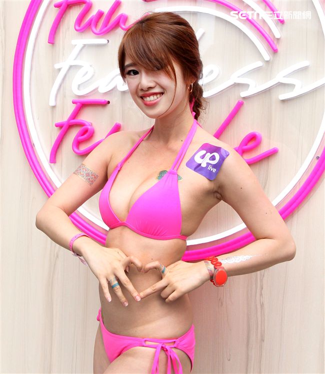 性感比基尼正妹vanessa。（記者邱榮吉/攝影）