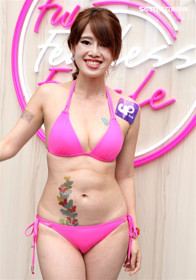 性感比基尼正妹vanessa。（記者邱榮吉/攝影）