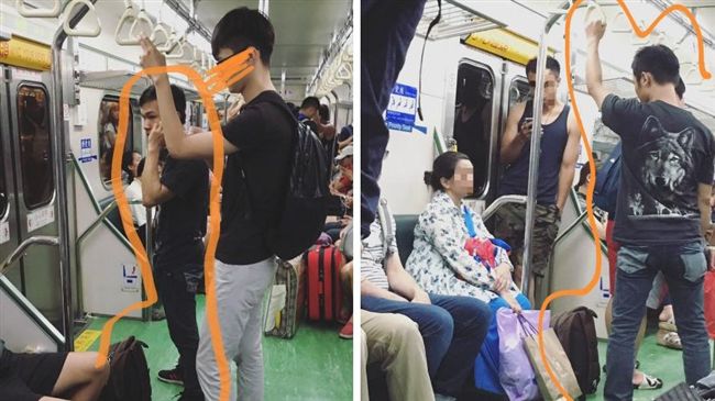 老翁誤踩嘔吐物　超暖男用衣服幫清理