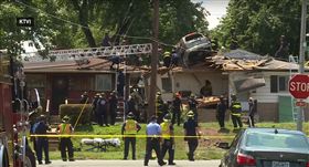 車禍,休旅車,美國,Bruce Redding,健身房,屋頂,超速,飛車　圖／翻攝自YouTube　https://goo.gl/fxq8GH