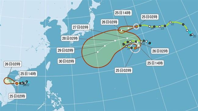 菲東南方低壓帶　今有機會成熱帶低壓