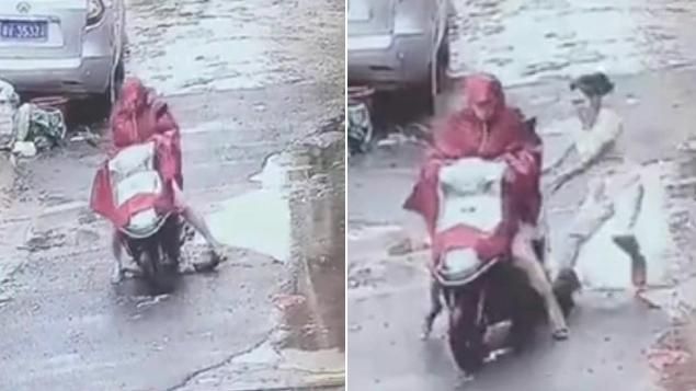 孕婦騎車撞倒男童　肇事逃逸再輾一次