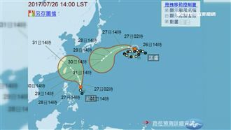 尼莎登陸侵台？美GFS：恐成穿心颱