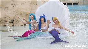 台中馬拉灣水樂園,美人魚體驗。（圖／麗寶樂園提供）