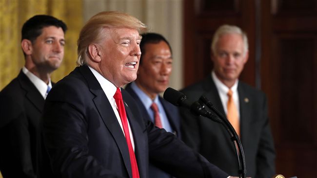 鴻海投資3千億　川普推文一再感謝