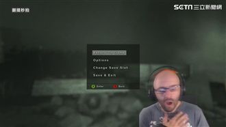 老爸開實況玩恐怖遊戲　兩歲女兒亂入