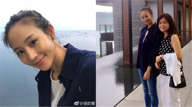 張鈞甯同框63歲媽　網驚呼根本姊妹