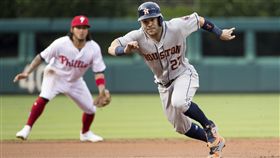 ▲休士頓太空人小巨人Jose Altuve打出生涯年。（圖／美聯社／達志影像）