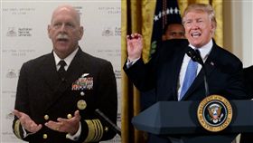 美國海軍太平洋艦隊司令斯威夫特（Scott Swift）、川普

▲圖／美聯社／達志影像