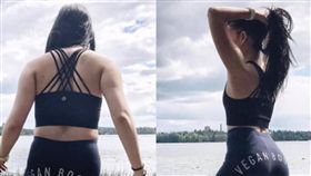 Sara Puhto,網美,身材,腹肌,翹臀,蜜桃臀,修圖,角度,自信　圖／翻攝自IG