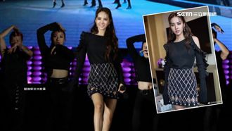 化身暗黑系女王　蔡依林開唱惹尖叫