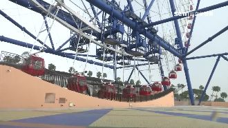 遇颱風考驗！摩天輪「停班課」就停轉