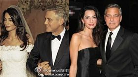 喬治克隆尼（合成圖／翻攝自微博）