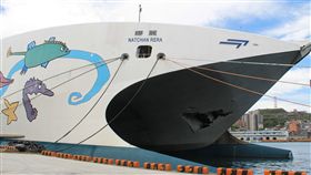 基隆港,麗娜輪,海軍,蘭陽,淮陽,軍艦,航港局／中央社