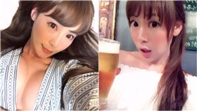 日本,成人展,成人博覽會,男優,AV,女優,高瀬杏,たかせ あん,北川美雪,一吋法師　圖／翻攝自高瀬杏推特　https://goo.gl/QrJM3v