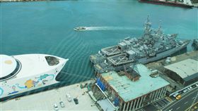 基隆港,麗娜輪,海軍,蘭陽,淮陽,軍艦,航港局／中央社
