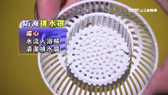 颱風救星！「防淹神器」扮濾網防異物