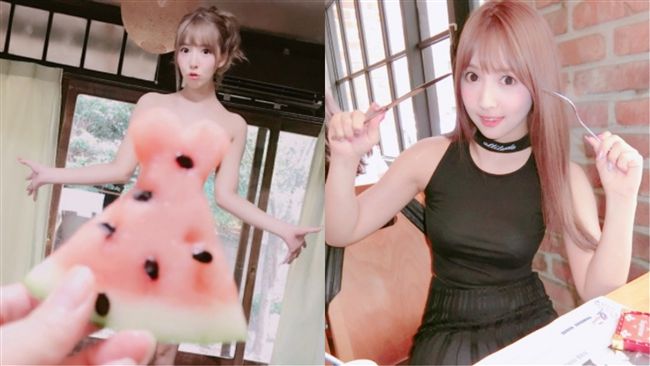 女優三上悠亞！大玩錯位「蔬果裝」