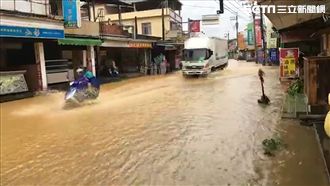 直播屏東災情　家具全毀馬路成黃河