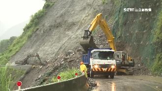 南投信義三度坍方　雨勢不斷搶通困難