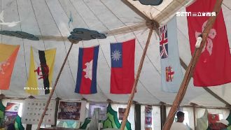 看見台灣！中華民國國旗在蒙古飄揚