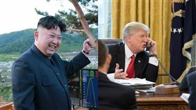 金正恩、川普、北韓領導人、美國總統／勞動新聞網、臉書