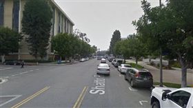 陸駐洛杉磯總領事館外 男子開槍後自盡_google map