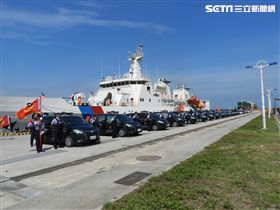 海巡署北部地區巡防局今早舉行誓師大會，強化執檢機制。（圖／翻攝畫面）