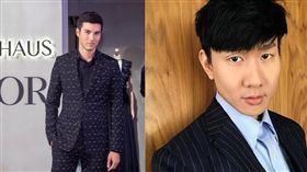 鳳小岳,林俊傑（合成圖/翻攝自臉書）