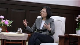 總統蔡英文接見無國界記者組織。（圖／總統府提供）