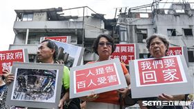 永春都更同意戶抗議 圖／記者林敬旻攝