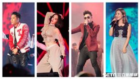2017 MTV全球華語音樂盛典,潘瑋柏,蔡依林,周湯豪,鼓鼓,吳思賢,小樂,丁噹（合成圖／MTV提供）