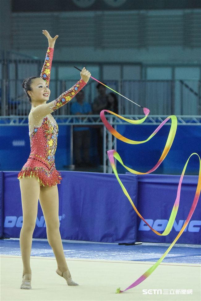 世大運韻律體操測試賽　圖／記者林敬旻攝