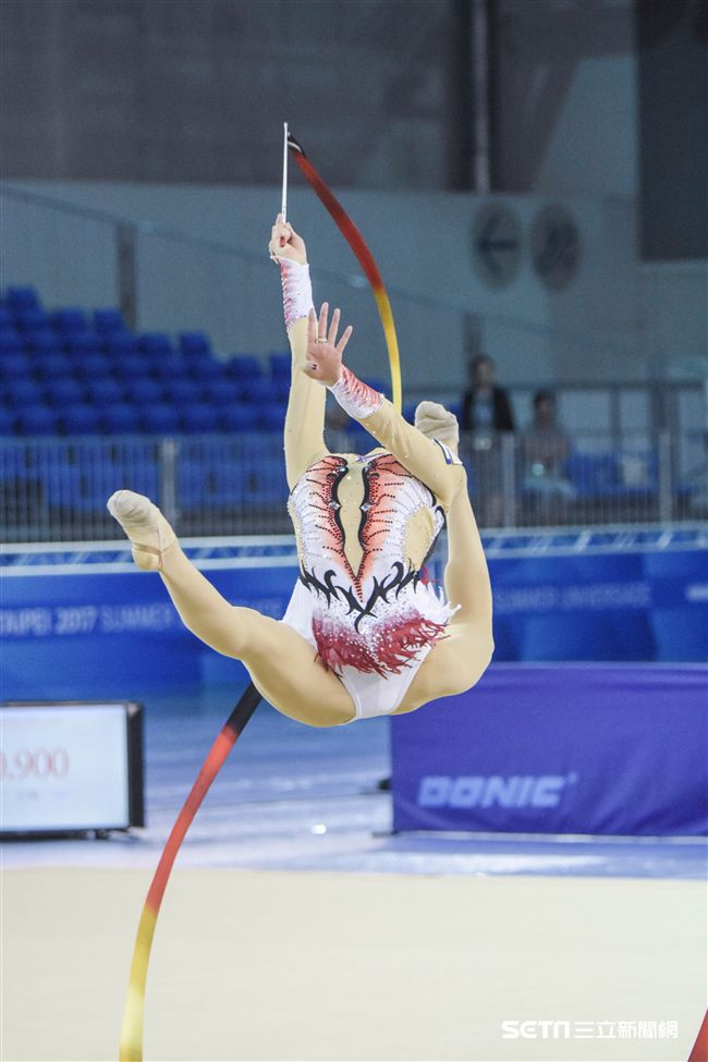 世大運韻律體操測試賽　圖／記者林敬旻攝