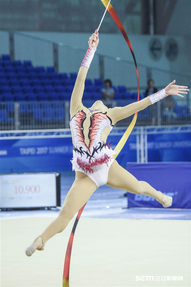 世大運韻律體操測試賽　圖／記者林敬旻攝