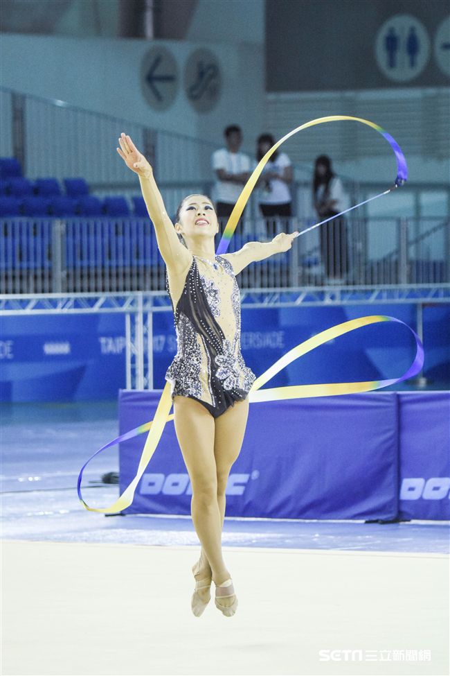 世大運韻律體操測試賽　圖／記者林敬旻攝