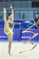 世大運韻律體操測試賽　圖／記者林敬旻攝