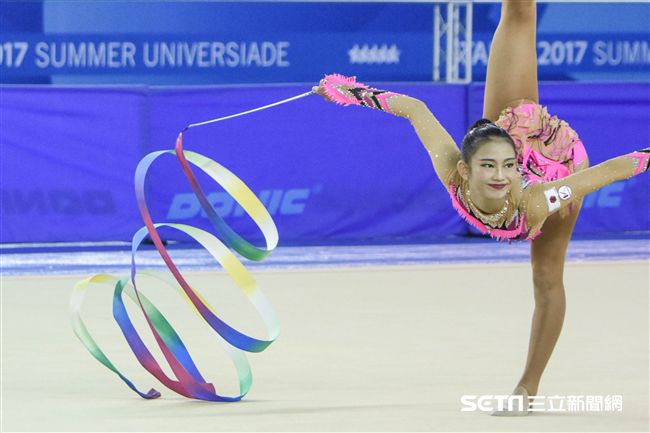 世大運韻律體操測試賽　圖／記者林敬旻攝