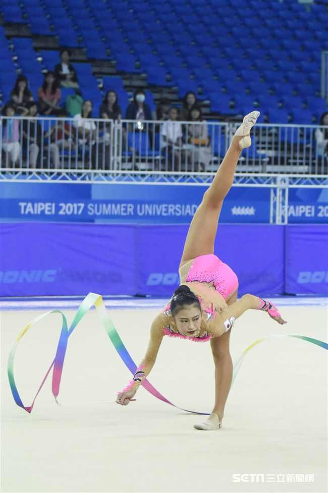 世大運韻律體操測試賽　圖／記者林敬旻攝