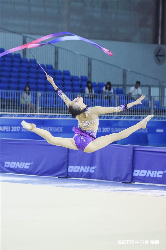 世大運韻律體操測試賽　圖／記者林敬旻攝