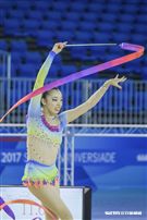 世大運韻律體操測試賽　圖／記者林敬旻攝