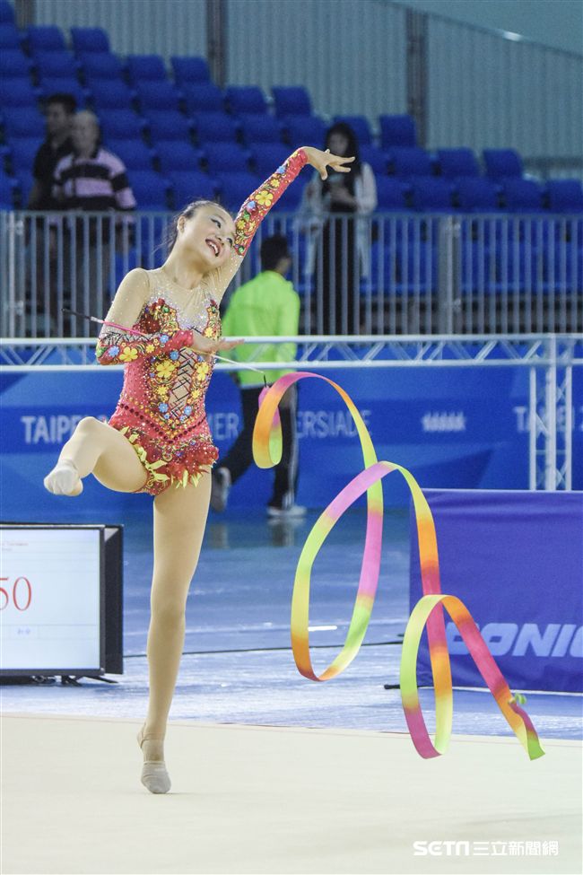 世大運韻律體操測試賽　圖／記者林敬旻攝