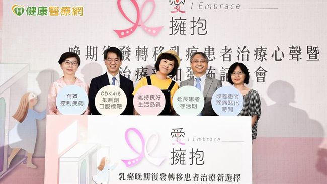 陰性乳癌復發轉移　口服標靶新藥延命