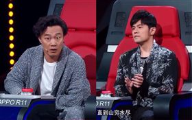 中國好聲音2,陳奕迅,周杰倫。（合成圖／翻攝自YouTube）