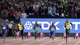 ▲Usain Bolt百米告別秀。（圖／美聯社／達志影像）