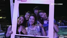 「夜間游泳池」正夯！辣妹只拍照不下水