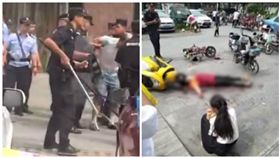 中國大陸,河南省,隨機殺人,西嶺湖大藥房,砍殺（圖／翻攝自微博）