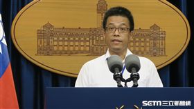 總統府發言人黃重諺。（記者盧素梅攝）