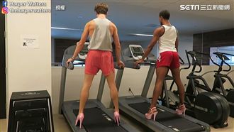 男踩高跟鞋熱舞　妖嬌模樣驚豔眾人