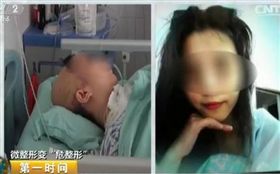 中國大陸,愛美,整形,太陽穴,美容中心,證照,癱瘓,大腦（圖／翻攝自新浪網）
http://health.sina.com.cn/d/2017-08-07/doc-ifyitamv6327060.shtml